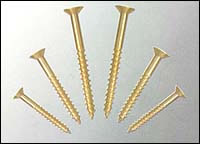 Brass Wood Screws with Flat Head