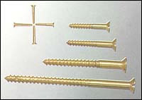 Brass Screw Nails Cutting Type