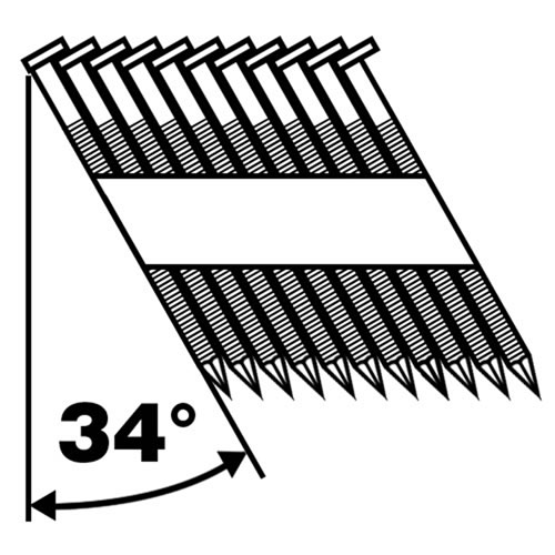 Collated Nails Collated at 34 Degree