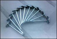 Heat galvanized roofing nails